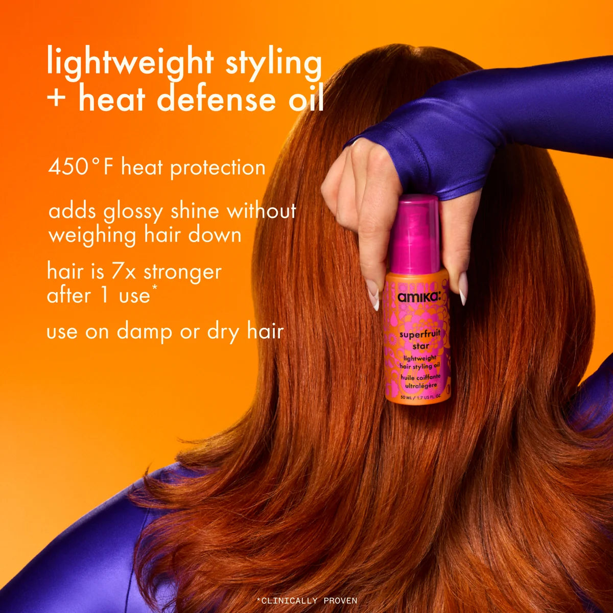 Amika nourish + shine legends mask + hair oil set