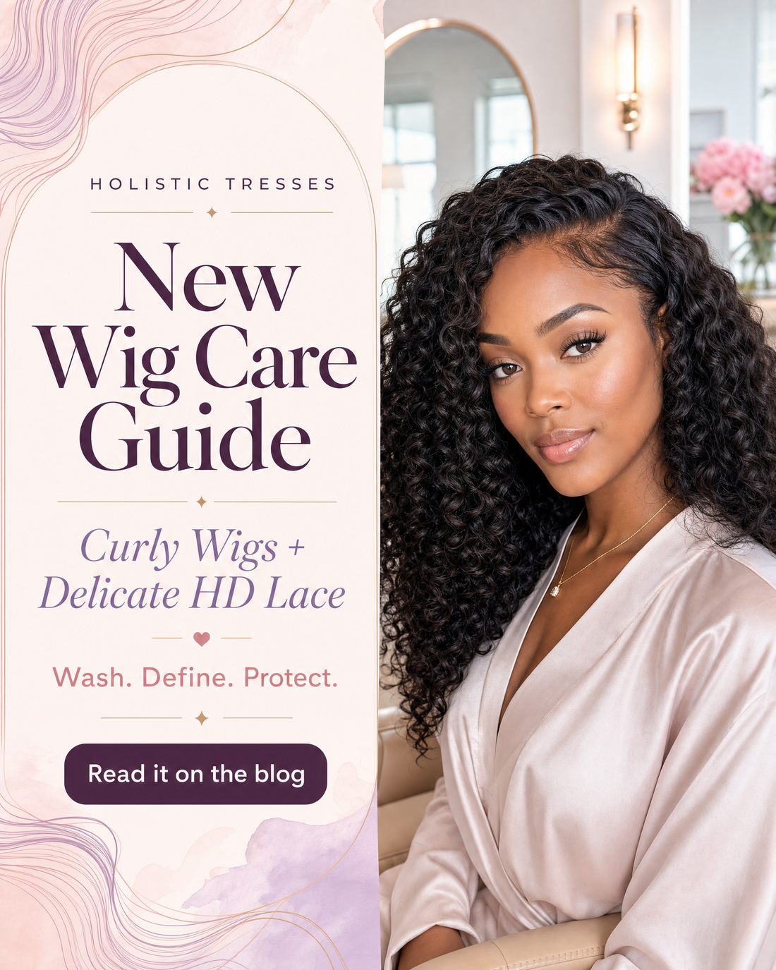 How to Care for a Curly Wig & Protect Delicate HD Lace
