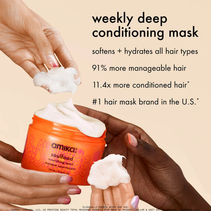 Amika nourish + shine legends mask + hair oil set
