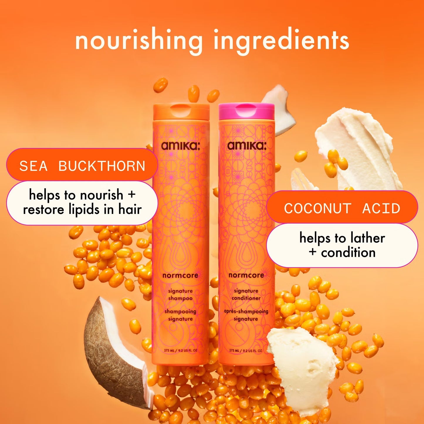 Amika Soft Strands Stars Nourishing Wash + Care Set