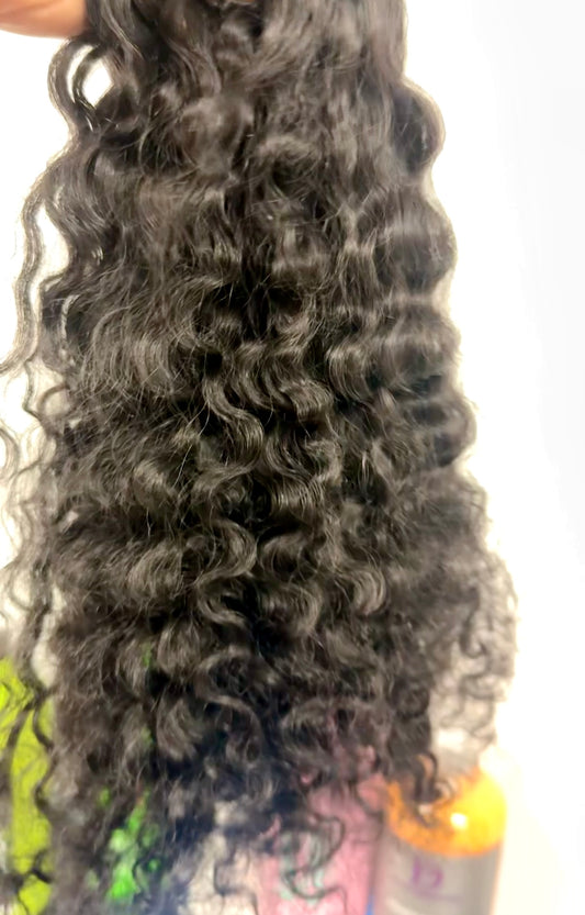 Tresses - Invisi/Feather Crotchet Burmese Curly SHORT LINK