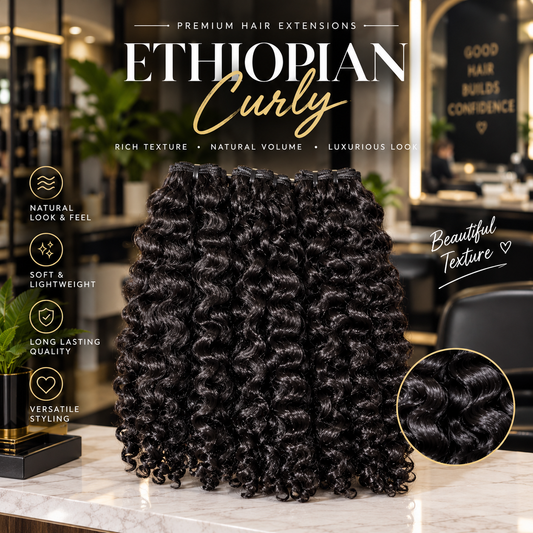Raw Ethiopian Curly Hair Bundle