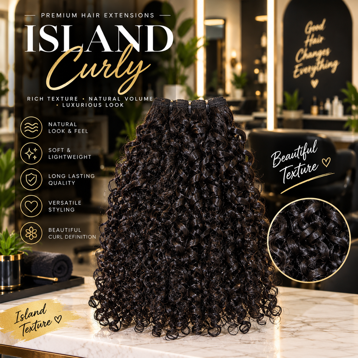 Raw Island Curly Hair Bundle