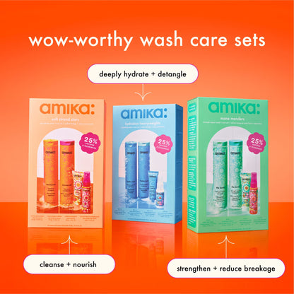 Amika Soft Strands Stars Nourishing Wash + Care Set