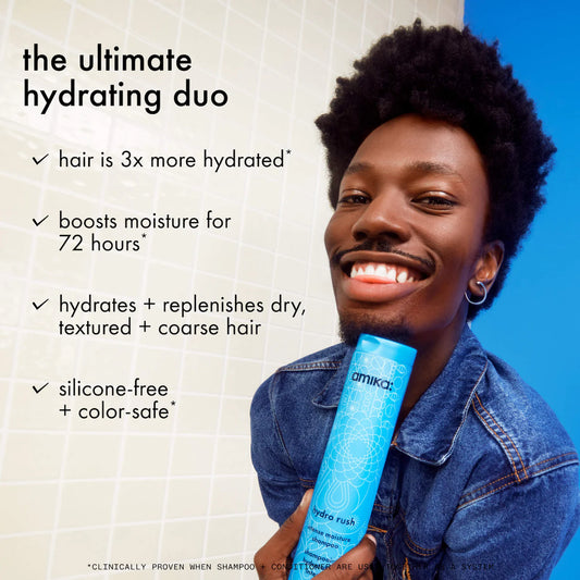 Amika Hydro Rush Intense Moisture Conditioner 9.2 oz