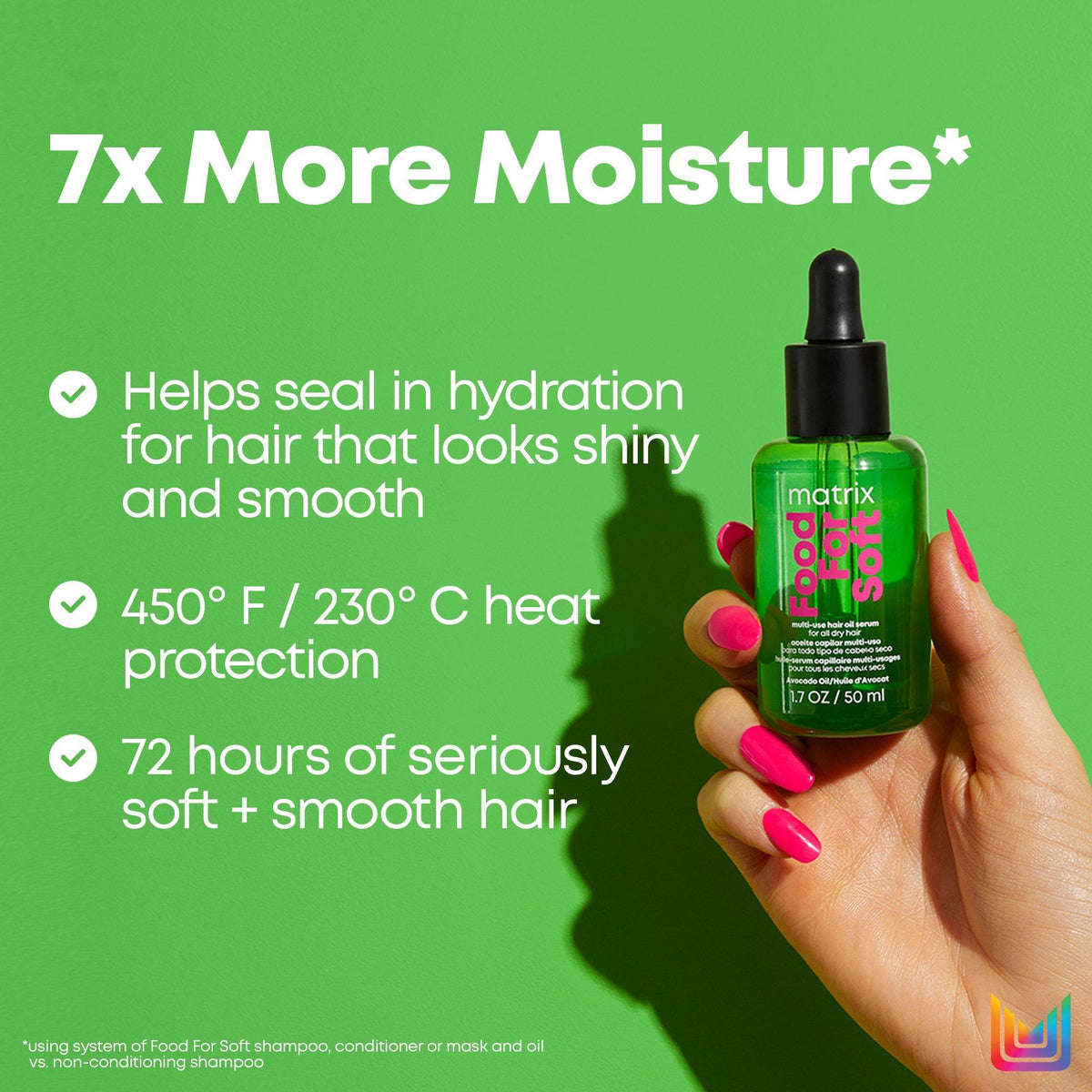 Matrix Food For Soft Multi-Use Hair Oil Serum 1.7 oz
