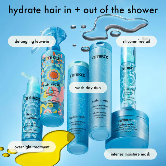 amika Hydro Rush Intense Moisture Leave-In Conditioner 6.7 oz