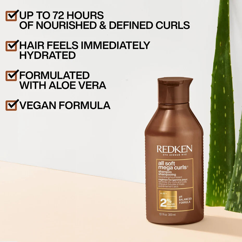 Redken All Soft Mega Curls Sulfate Free Shampoo